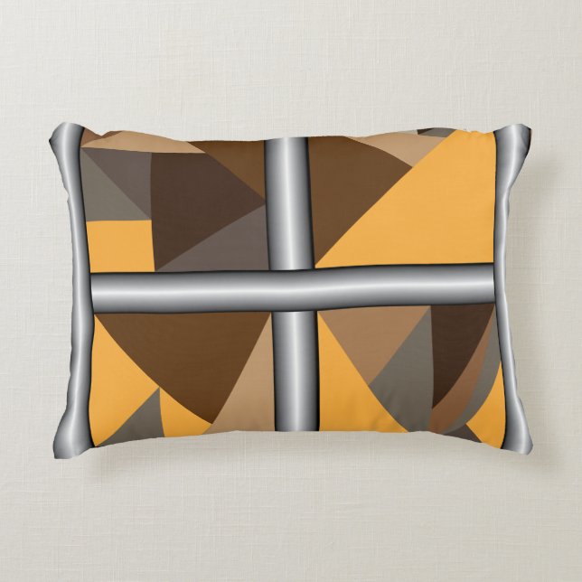 Barred Accent Pillow (Front)