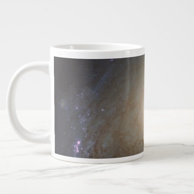 Barred Lenticular Galaxy Ngc 3368 Large Coffee Mug (Left)