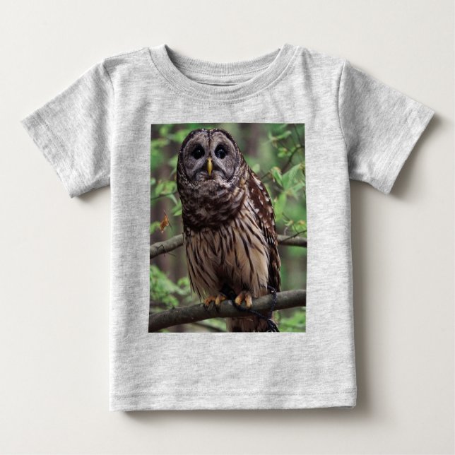 Barred Owl Baby T-Shirt (Front)