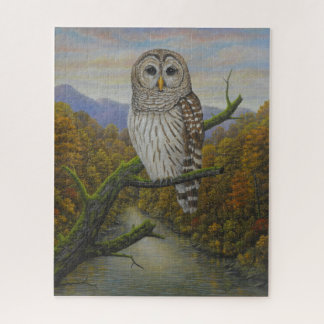 Barred Owl Jigsaw Puzzle