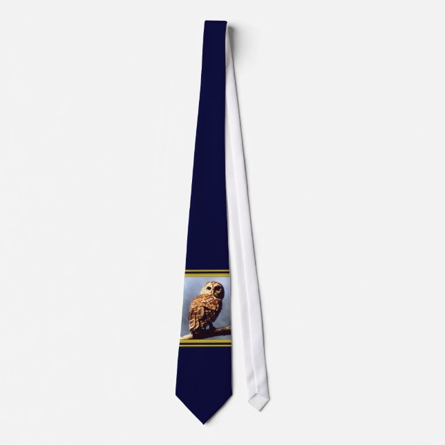 Barred Owl Tie 2 (Front)