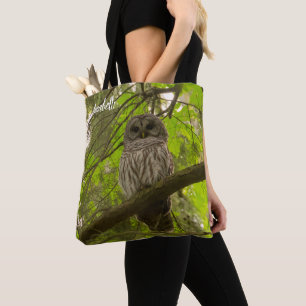 Barred Owl Tote Bag
