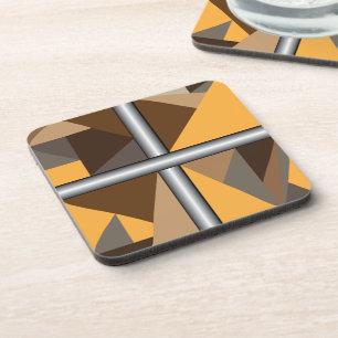 Barred Plastic Coasters