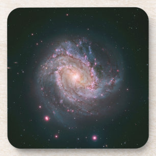 Barred Spiral Galaxy Messier 83. 2 Coaster