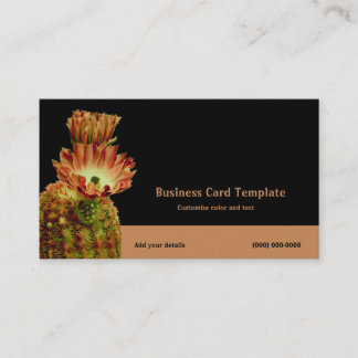 Barrel Desert Arizona Cactus Flowers Business Card