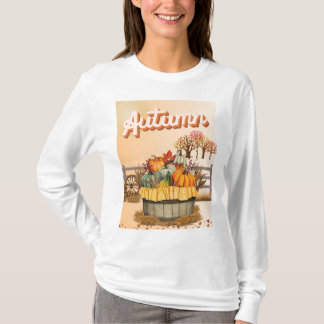 Barrel Full of Pumpkins Autumn T-Shirt
