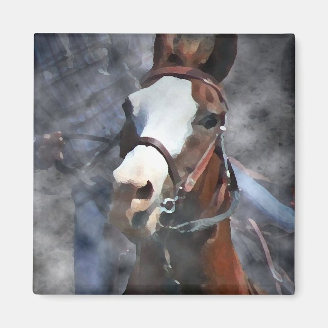 BARREL HORSE MAGNET (Front)