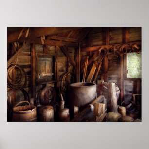 Barrel Maker - In the back of the barrel makers sh Poster