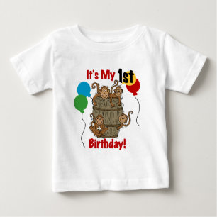 Barrel of Monkeys 1st Birthday Tshirts and Gifts
