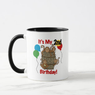 Barrel of Monkeys 2nd Birthday Tshirts and Gifts Mug