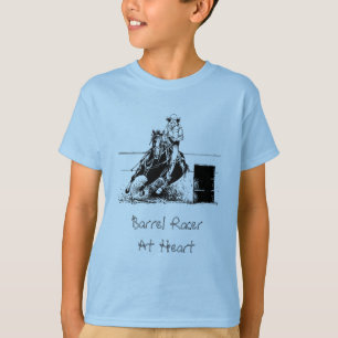 Barrel Racer At Heart T-Shirt