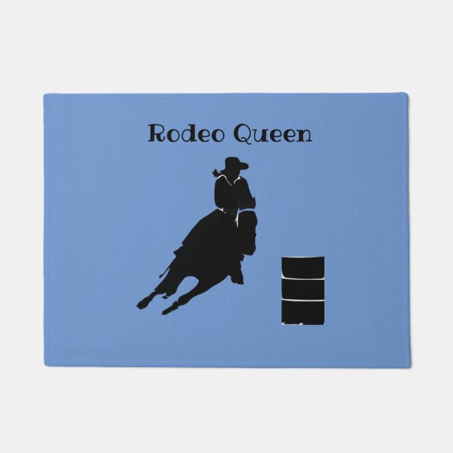 Barrel Racer  Doormat (Front)