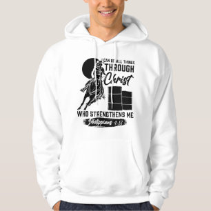 Barrel Racer Gifts for Girls Women Barrel Racing Hoodie