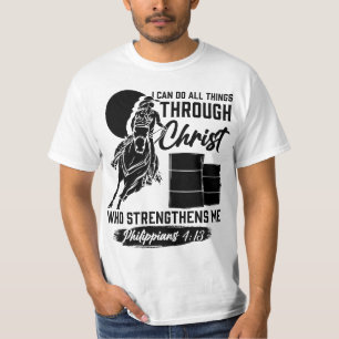 Barrel Racer Gifts for Girls Women Barrel Racing T-Shirt