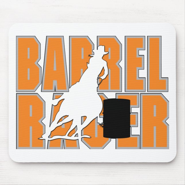 Barrel Racer Mouse Pad (Front)