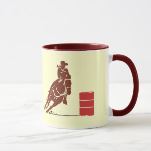 Barrel racer mug