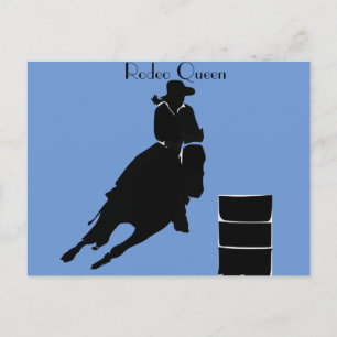 Barrel Racer  Postcard
