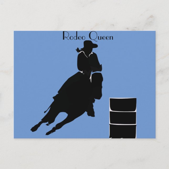 Barrel Racer  Postcard (Front)