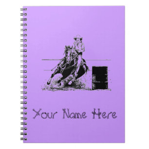 Barrel Racer Spiral Notebook