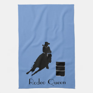 Barrel Racer Tea Towel