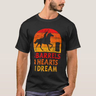 Barrel Racing Barrel Racer Horse Riding Rodeo Cowg T-Shirt