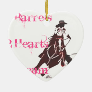 Barrel Racing Ceramic Tree Decoration