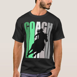 Barrel Racing Coach Instructor Cowgirl Hat Western T-Shirt