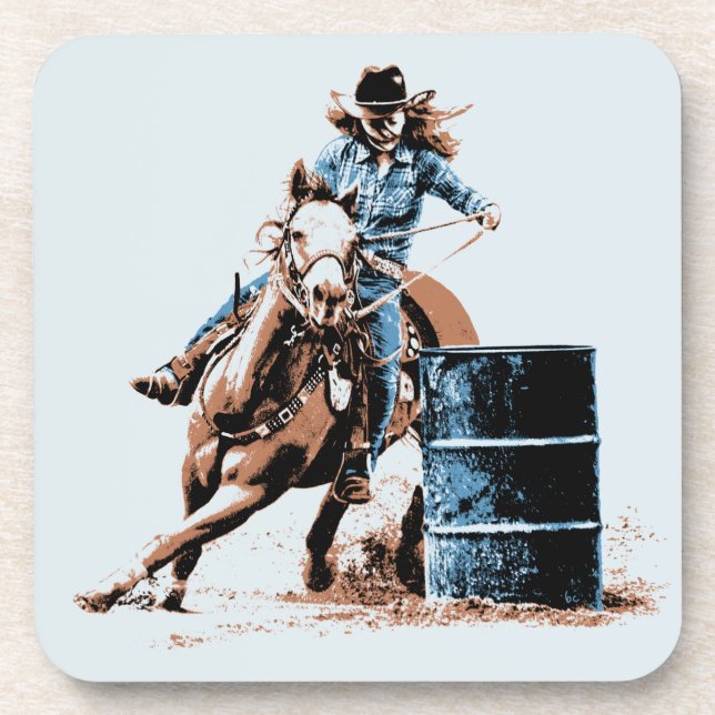 Barrel Racing Coaster (Front)