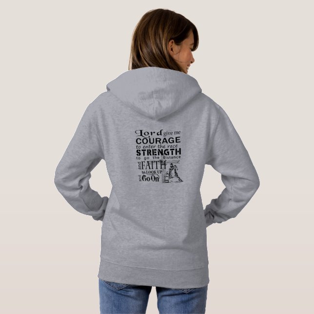 Barrel Racing Courage H Hoodie (Back Full)