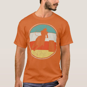 Barrel Racing Horse Riding Cowgirl Vintage 1 T-Shirt