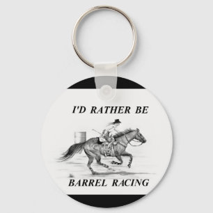 Barrel Racing Key Chain