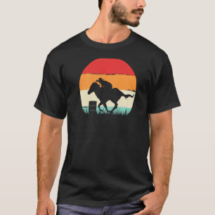Barrel Racing Rodeo Horse For Men Women Teens T-Shirt