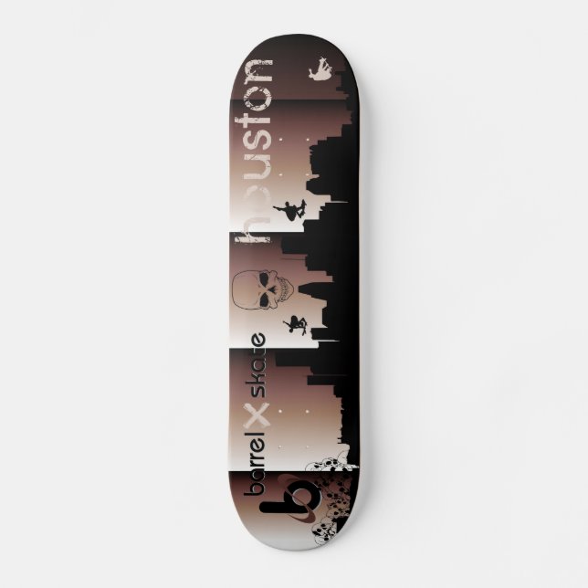 Barrel X Skate Houston Skateboard (Front)