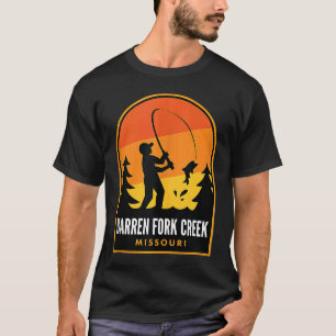 Barren Fork Creek Missouri Fishing T-Shirt