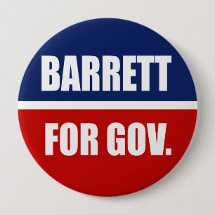 BARRETT 2010 10 CM ROUND BADGE