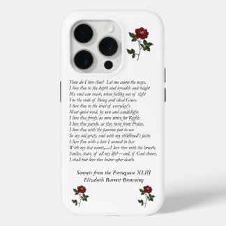 Barrett Browning - Sonnets from the Portuguese 43 iPhone 15 Pro Case