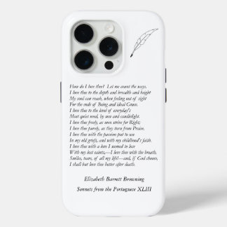 Barrett Browning - Sonnets from the Portuguese 43 iPhone 15 Pro Case