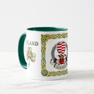 Barrett Claddagh Irish Shield Mug