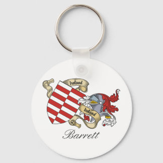 Barrett Family Crest Key Ring