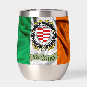 Barrett Irish Shield & Flag Personalised