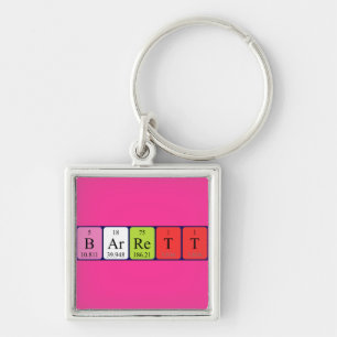 Barrett periodic table name keyring