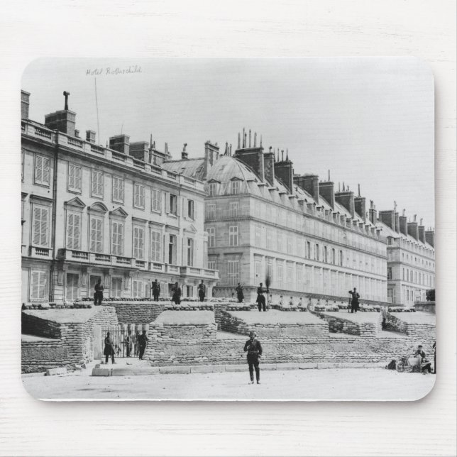 Barricade during the Commune of Paris Mouse Pad (Front)