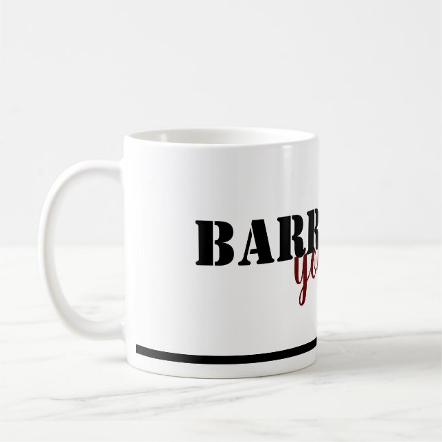 Barricade Your Heart Mug (Left)