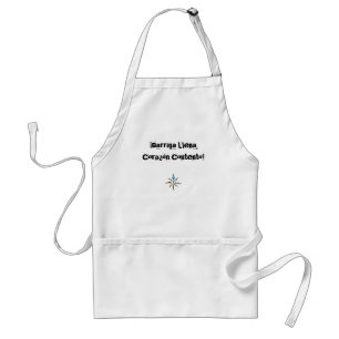 Barriga Llena, Corazón Contento Apron