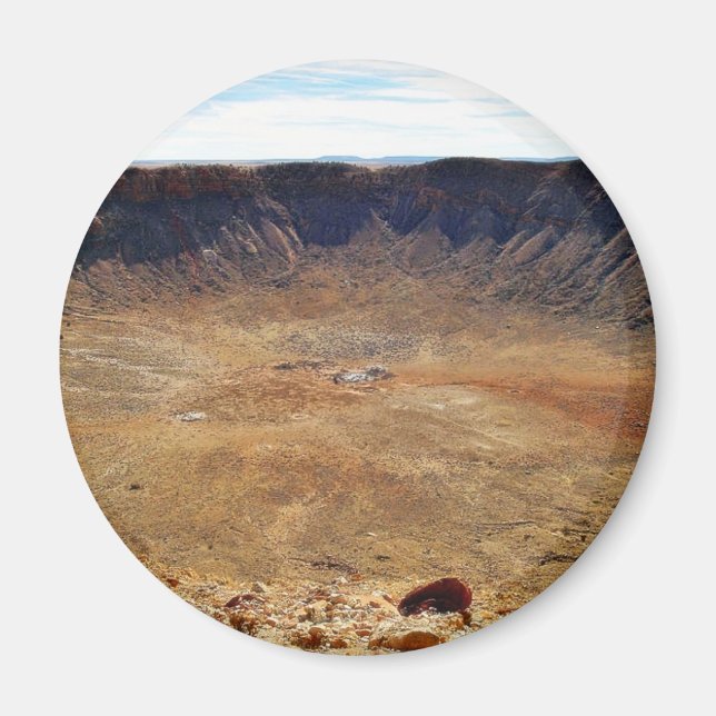 Barringer Meteorite Crater Magnet (Front)