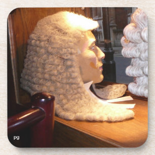 "Barrister's Wig" Coaster