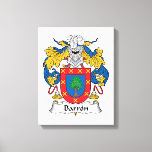 Barron Family Crest Canvas Print