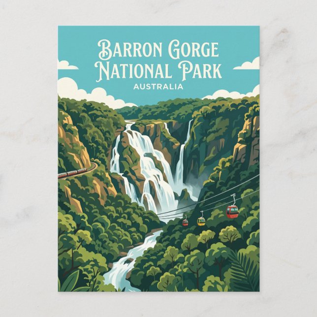 Barron Gorge National Park Australia Postcard (Front)