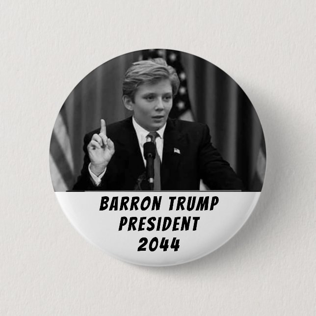 Barron Trump for President 6 Cm Round Badge (Front)