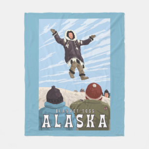 Barrow, Alaska Blanket Toss Vintage Travel